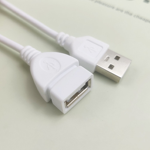 Source manufacturer 1.5 meters white USB male to female extension cable bag mouse keyboard universal extension data cable