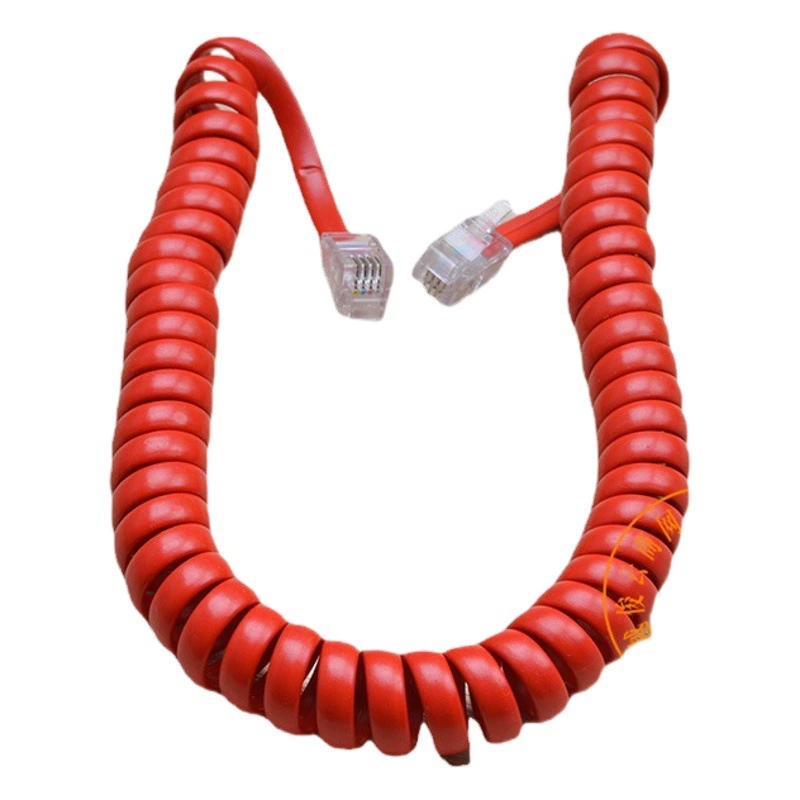 Телефонный телефонный кабель Оптовая применимая линия BBK для наушника провода для микрофона ручка кривая для стационарного телефона