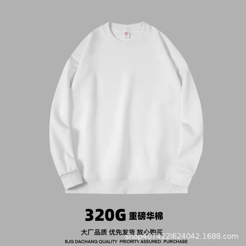 Теплая однотонная хлопковая толстовка для мужчин и женщин, oversize