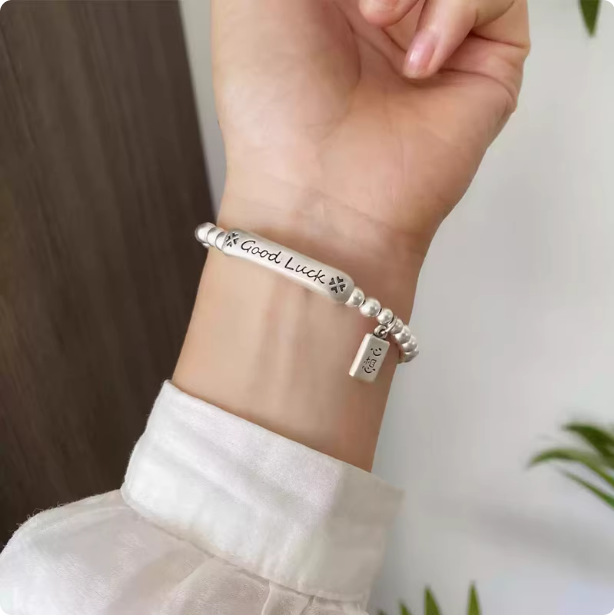 2025 New Model Wish-Fulfilling Good Luck Bracelet Goodluck Simple Fashion Versatile High-End Sense Transfer Gift
