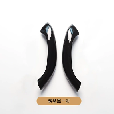 to BMW X1 door: Armrest, handle, handle - piano-black-pair-left-and-right