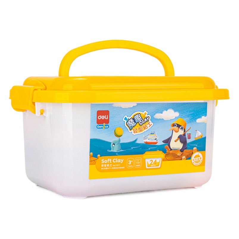 Deli 67876/67878 niños de bricolaje arcilla ultraligera arcilla de color plastilina