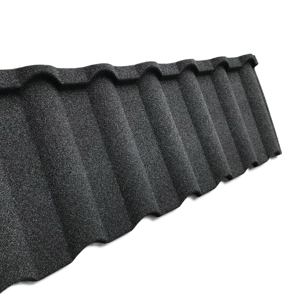 Tejas de piedra de color gris metalizado, tejas de estilo antiguo, duraderas por 50 años, paneles para techos de villas, tejas con revestimiento de aluminio y zinc, tejas de acero de color.