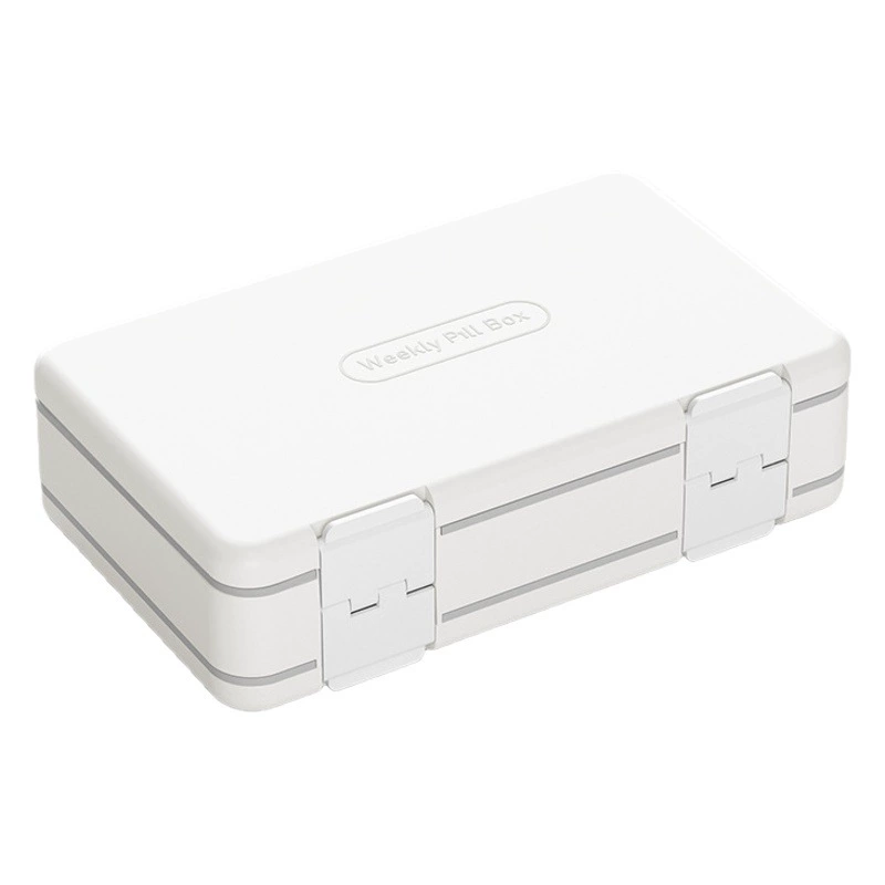 Портативный три еды в день Влагостойкий Герметичный портативный суб-бокс для лекарств Семь дней в неделю Диспенсер для лекарств большой емкости