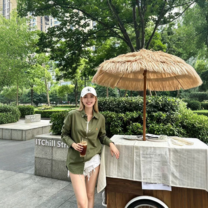 High-end version~Old Money style men's clothing, Ralph Lauren linen collared long-sleeve sun protection shirt, unisex High-end version~Old Money style men's clothing, Ralph Lauren linen collared long-sleeve sun protection shirt, unisex