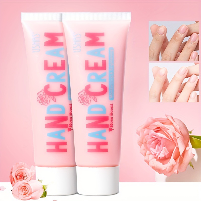 USHAS Comercio exterior europeo y americano Crema de manos de rosas transfronteriza Hidratante Hidratante Hidratante, Anti-seco y agrietado Hidratante HA194