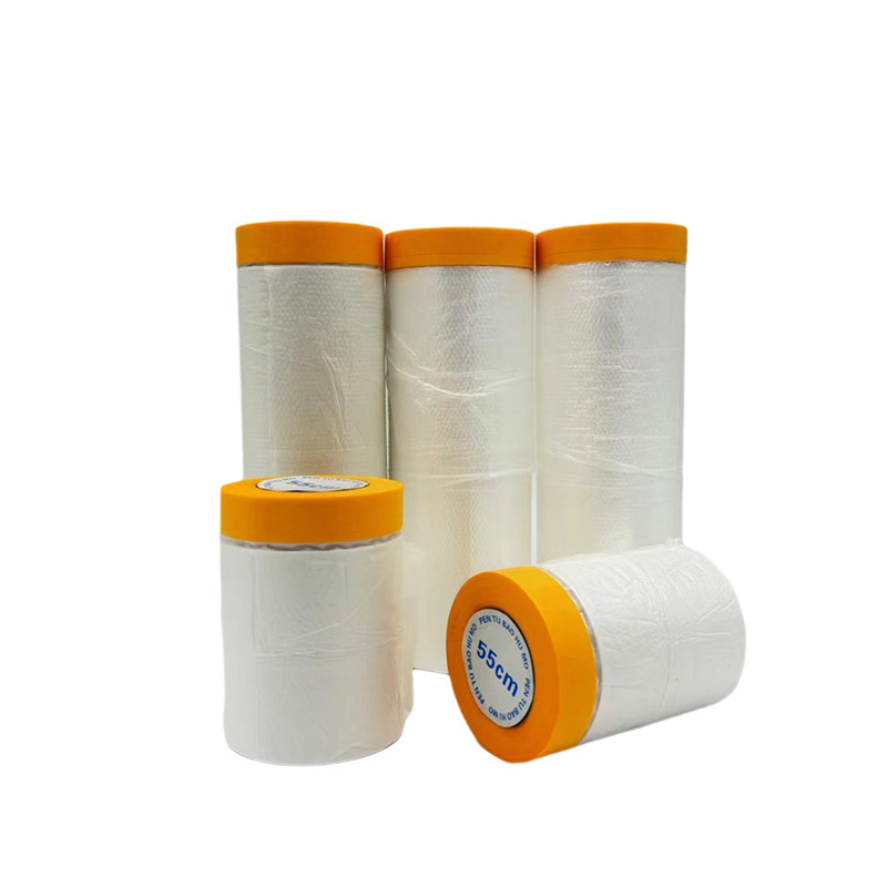 Dormitorio de muebles a prueba de polvo película de polvo desechable pe espesado decoración de película de pintura de pulverización fábrica de película de protección al por mayor