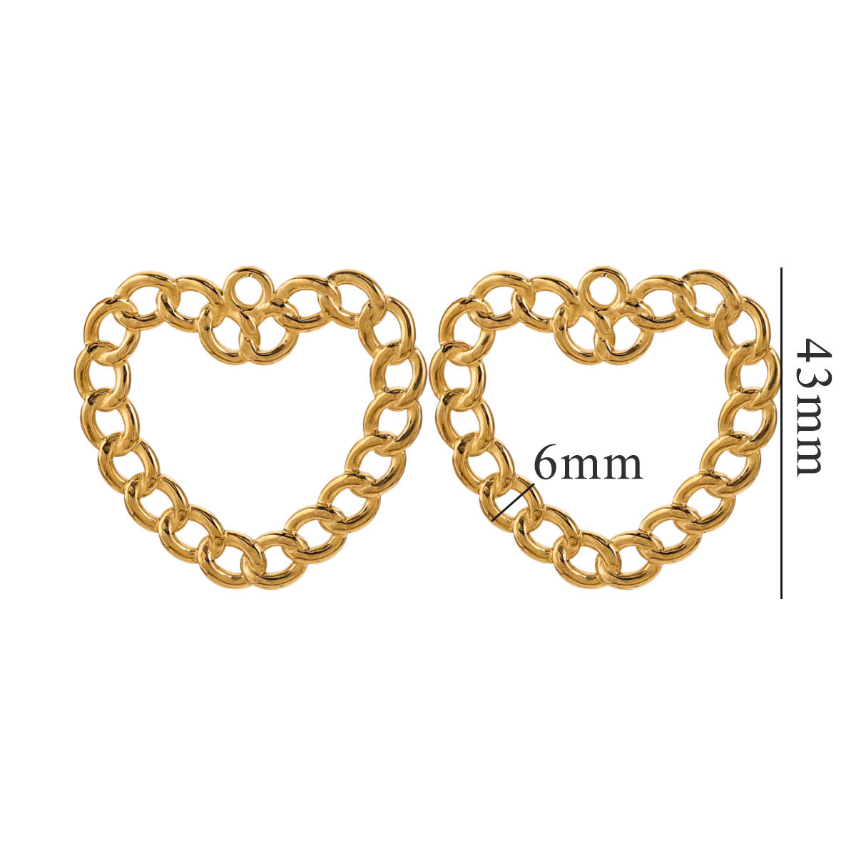 Personalidad coreana de acero inoxidable círculo de torsión rollo NK pendientes pendientes DIY accesorios hechos a mano