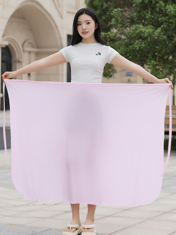 ワンピースストラップスカート、夏用露出防止ビーチスカート、サイクリング日焼け止めスカート、脚と膝パッド、スカートとエプロン|undefined
