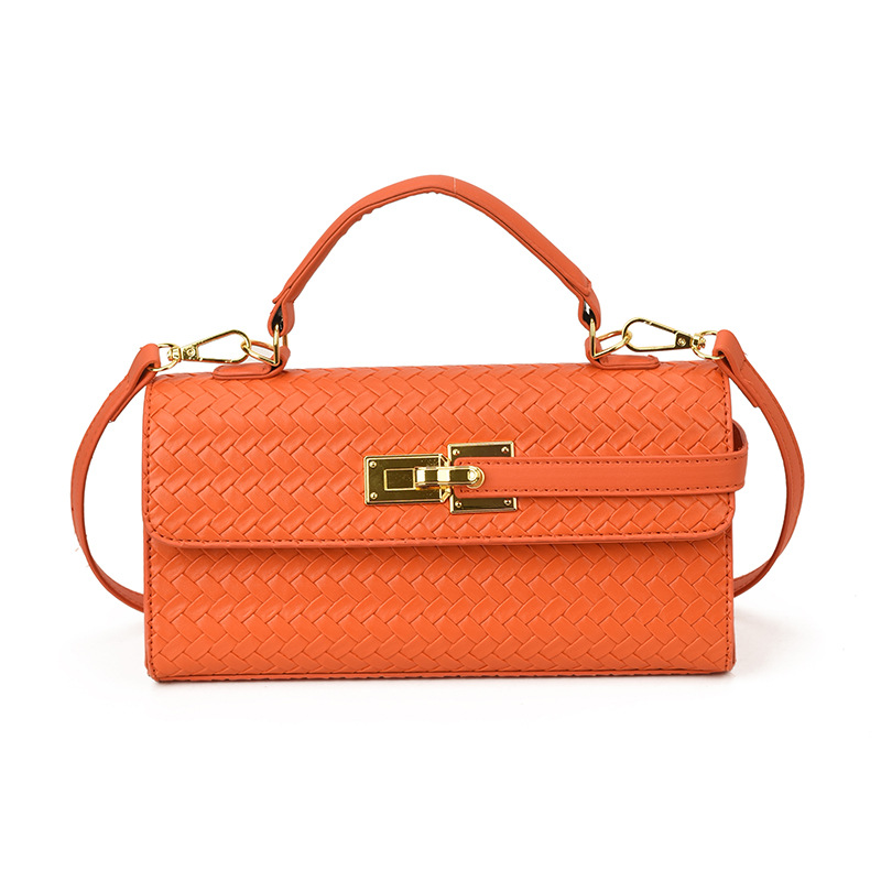 Ventas calientes de nuevo tejido portátil Kelly bolso cuadrado de mujer comercio exterior transfronterizo alta sensación de lujo ligero versátil mochila