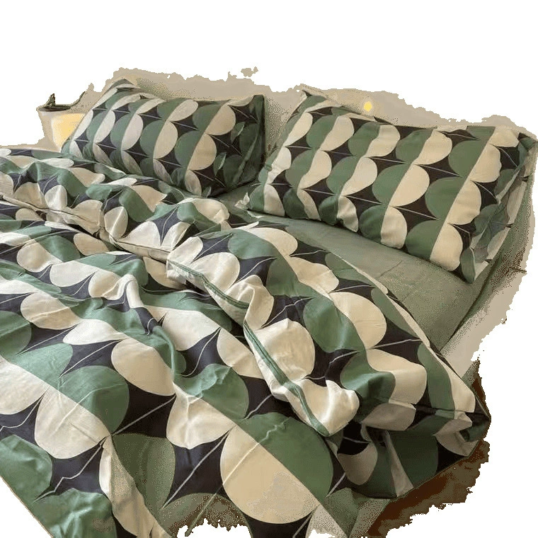 Bed Linen Set, Student/internet-celebrity Style, 3–4 Piece, Multiple Patterns, 1.2–2.4 m
