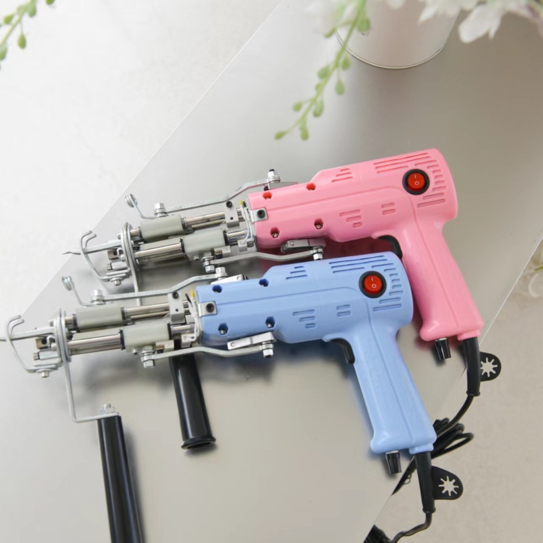 Pistola Eléctrica para Tufting de Alfombras 2 en 1