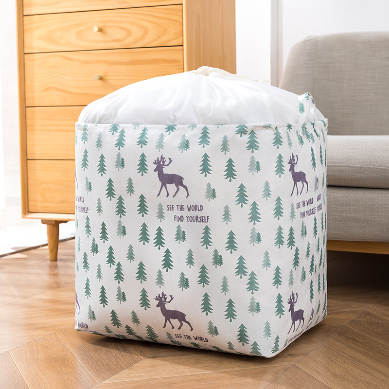 Bolsa de edredón de ropa Big Mac bolsa de almacenamiento cesta de lavandería en movimiento bolsa de embalaje de equipaje plegable bolsa de almacenamiento doméstico