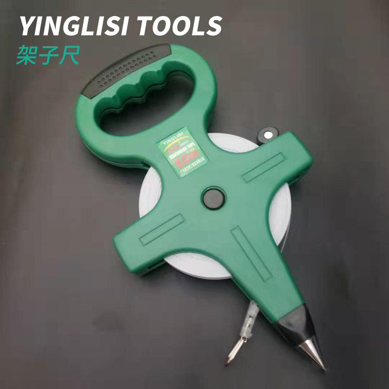 批发手提式塑料架子尺 工程专用插地尺 30米50米100米架尺