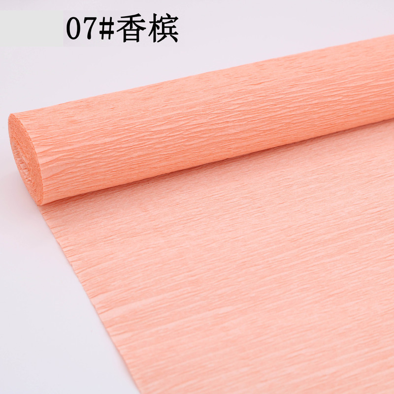 卸売りカラーしわ紙厚い縁紙花包装手作りdiy花芸製作材料しわ紙|undefined