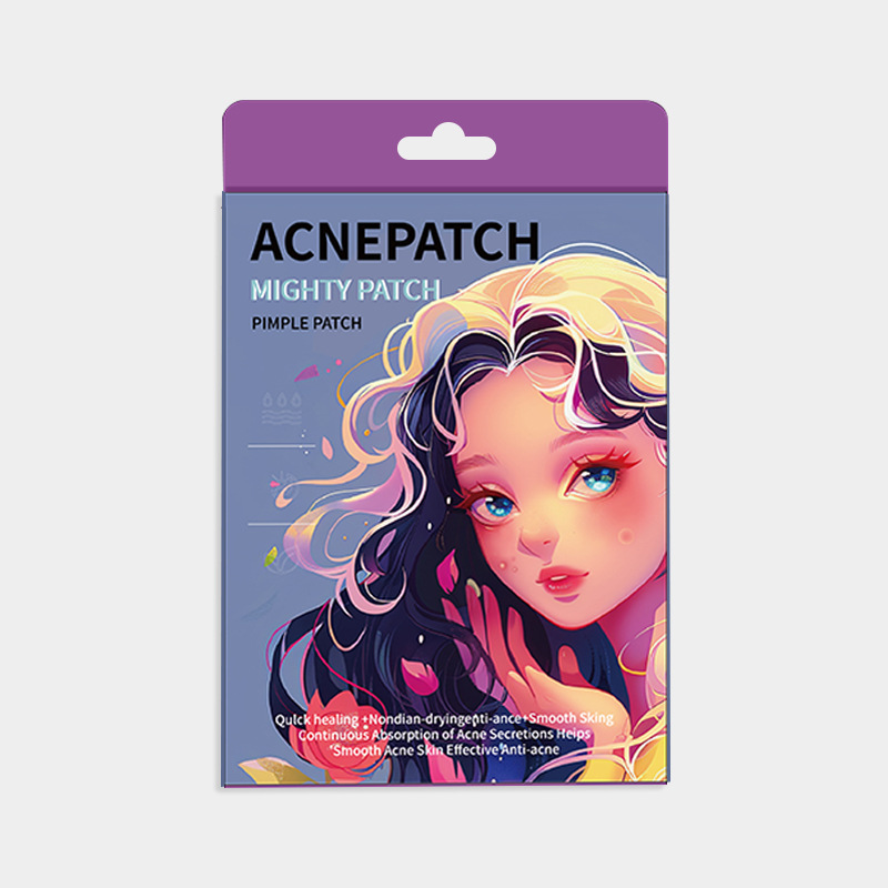 보라색 영어 색상 상자(제품은 포함되지 않음)