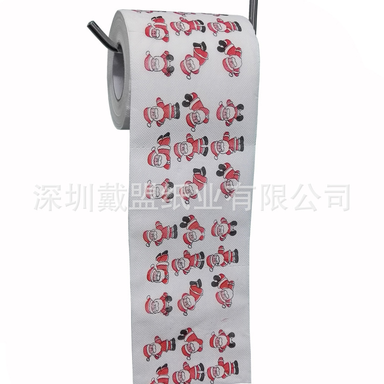 Santa Claus Creative Toilet Paper 2-Layer 250 Christmas Printed…