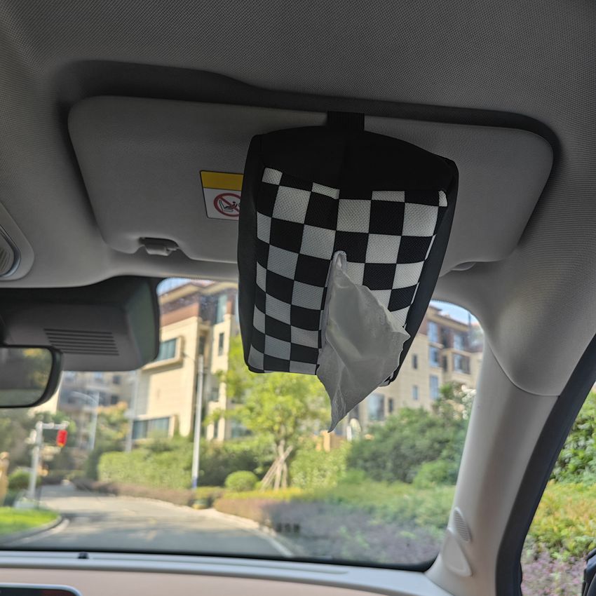 Car Interior Tissue Box, Rear Seat Tissue Packaging, Decorative Tissue Bag, Car Tissue Box, In-Car Tissue Holder