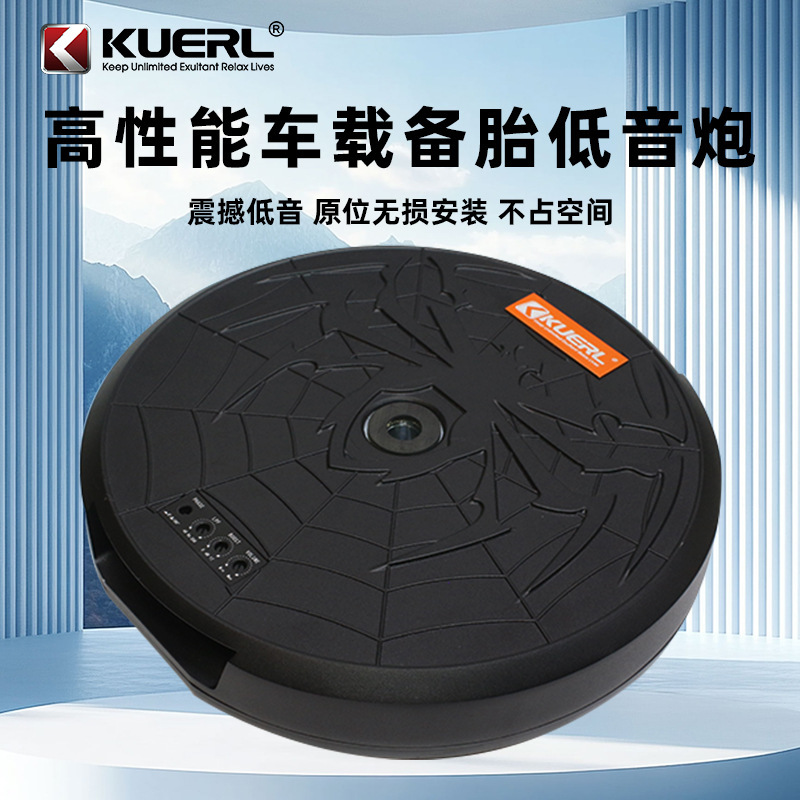Manufacturer Wholesale Car Audio Modification High-Power 12V Active Class D Overweight 12inch Car Spare Tire Subwoofer