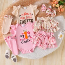EasterŮͯ�Ĺ�������ӡ������+�黨ȹ+�lͻ�����Y�b�ͯ�b