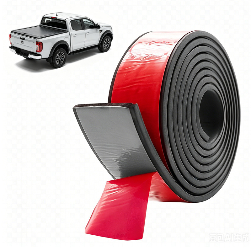 Cross-border pickup truck tailgate sealing strip, self-adhesive truck rubber strip, dustproof, rainproof, weather-resistant pickup truck cover rubber strip Cross-border pickup truck tailgate sealing strip, self-adhesive truck rubber strip, dustproof, rainproof, weather-resistant pickup truck cover rubber strip