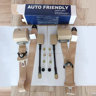 Automatic Retractable Three-Point Safety Belt for: Car seat belt - ptk-3m-color-two-sets-in-one-box-with-screws