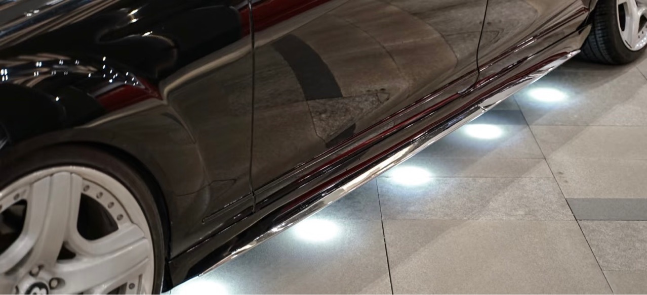 Suitable for Mercedes-Benz S-Class W221 Modification and Upgrade to New W223 Side Skirt Original Car Buckle Installation