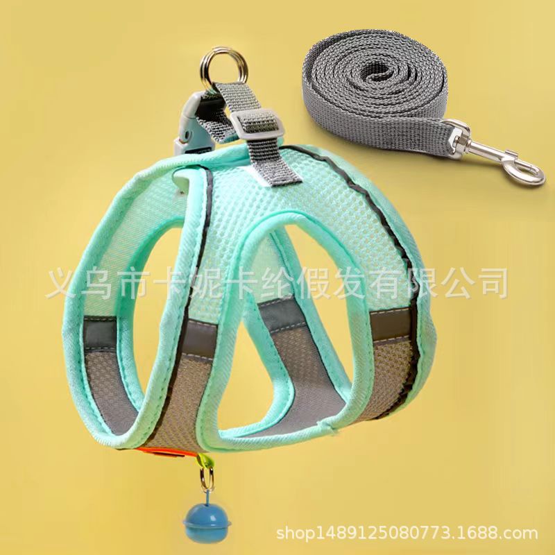 Cuerda para perros KANEKALON Cuerda de tracción de pecho reflectante Cuerda para perros Cuerda para gatos para perros pequeños