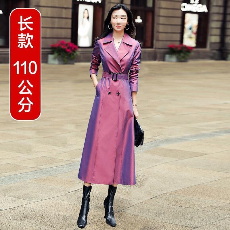 风衣外套女装2025新款潮ins春季气质洋气中长款过膝韩版大衣|undefined