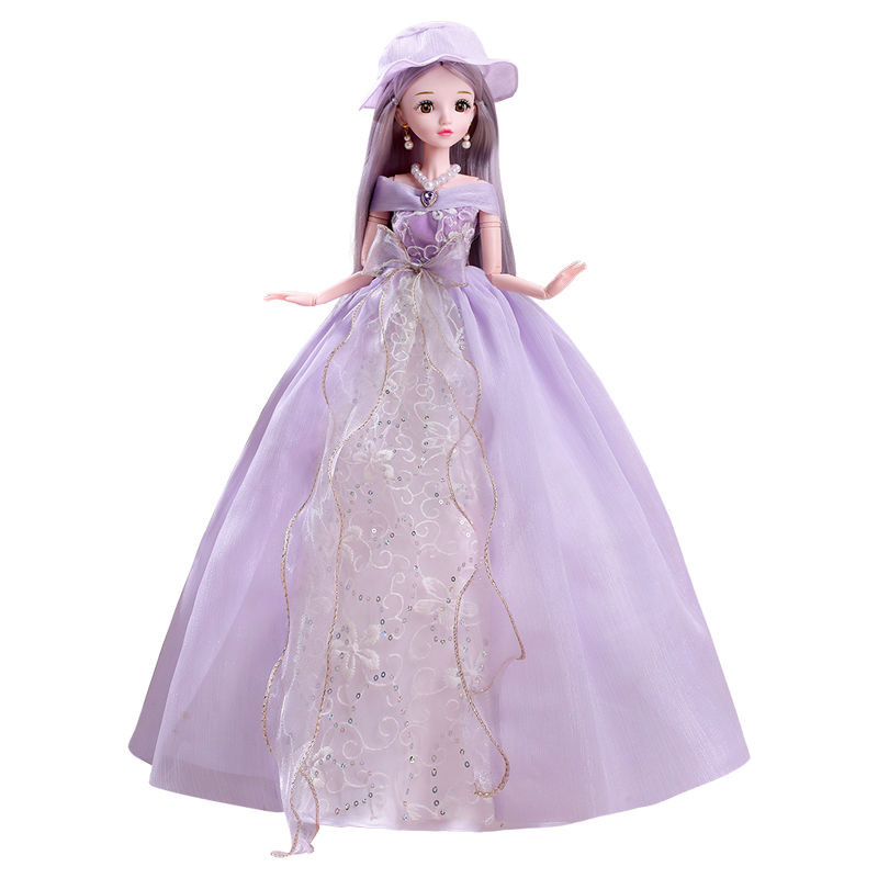 대형 65CM 통 르 바비 인형 선물 상자 세트 시뮬레이션 소녀 웨딩 공주 어린이 장난감