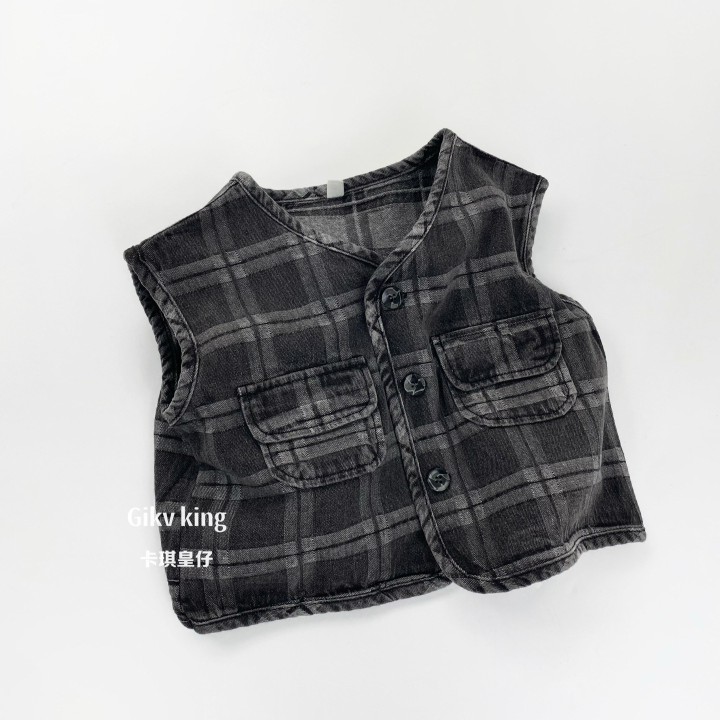 Children's Korean-Style Denim Vest for Spring and Autumn 2026 New Model Boys' Spring Jacket Vintage Distressed Toddler Top