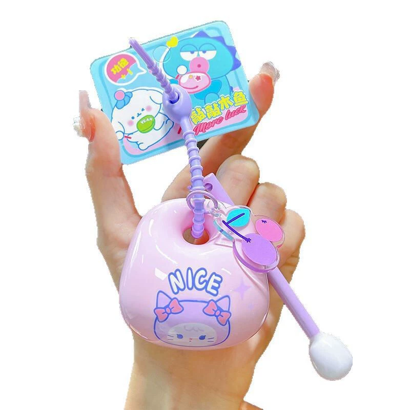 Sanrio, мультяшные милые эмоциональные барабаны, настольный брелок, игрушка, антистресс
