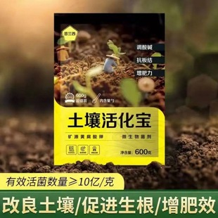 Soil activated treasure mine source potassium fulvic acid Bacillus subtilis microbial inoculum fertilizer