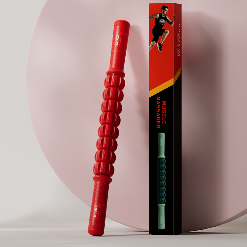 Masaje de relajación muscular de dientes de lobo, rodillos de yoga, piernas delgadas, acondicionamiento físico de la fascia, rodillos de masaje para todo el cuerpo