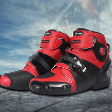 公路透气摩托车鞋子靴子 轻便时尚赛车鞋PRO-BIKER正品骑行