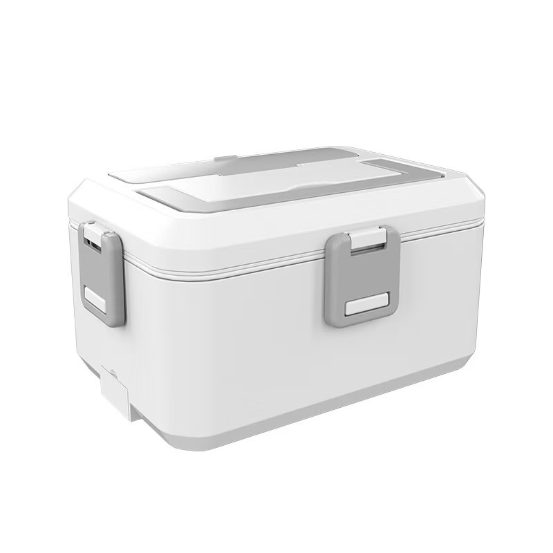 Estudiantes transfronterizos de gran capacidad de aislamiento térmico 304 caja de almuerzo doméstica para picnic en el trabajo artefacto de comida de calentamiento portátil