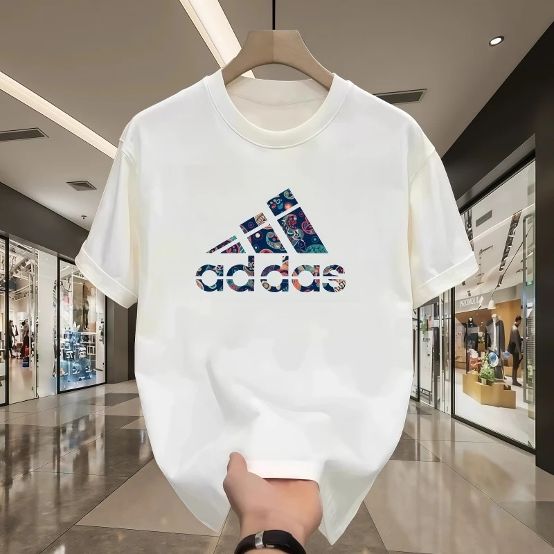 Tamisas de manga corta de hombre tendencia de verano de moda de hombre Tamisas de ropa de chicos 2025 nueva camiseta de manga media camiseta