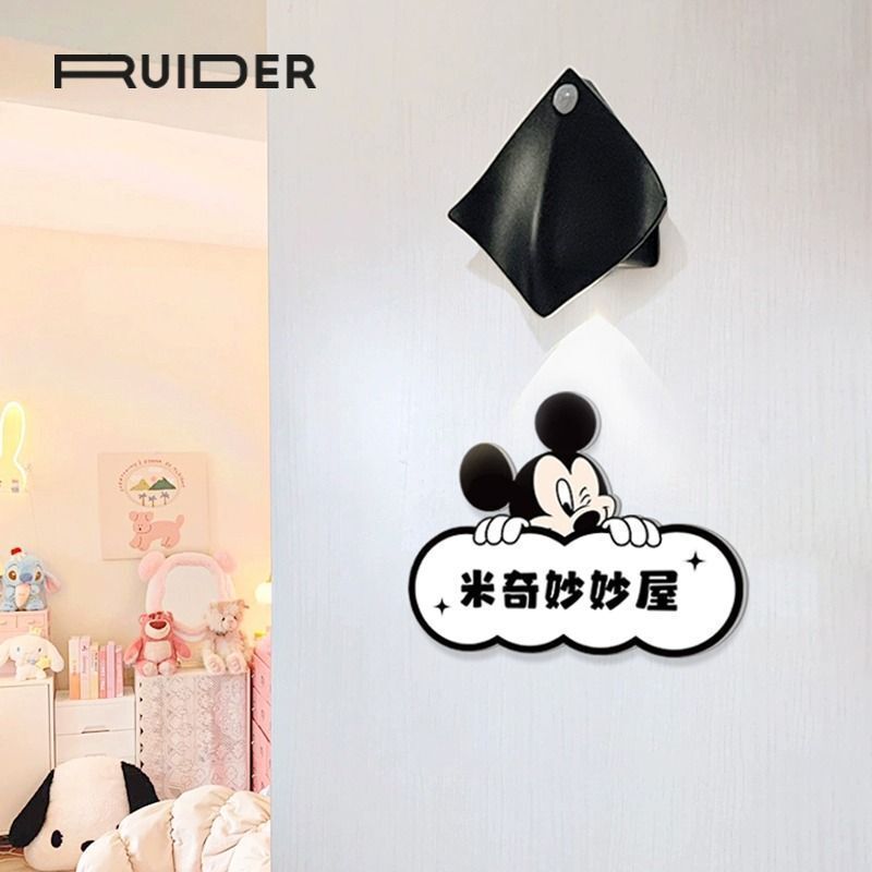 Mickey's Creative Home Entry Card Home Cartoon Door Sticker New Entry Logo Bedroom Advanced Sense Decorative Card Mickey's Creative Home Entry Card Home Cartoon Door Sticker New Entry Logo Bedroom Advanced Sense Decorative Card