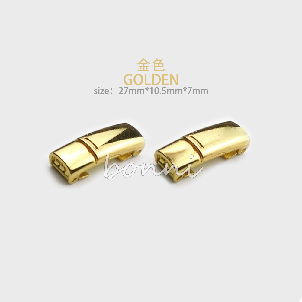 Botón magnético color galvanoplastia pintura suave para hornear para adaptarse a los deportes al aire libre sin cordones elásticos planos para adultos y niños