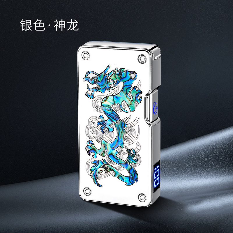 Douyin の人気のインテリジェント音声制御ダブルフレームスイッチ点火ハイエンドインフレータブルライター卸売|undefined