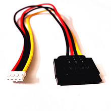 ITX���Ե�Դ�� SATA15PĸתС4PINĸ PH2.0mmתSATAĸ sata��Դ��