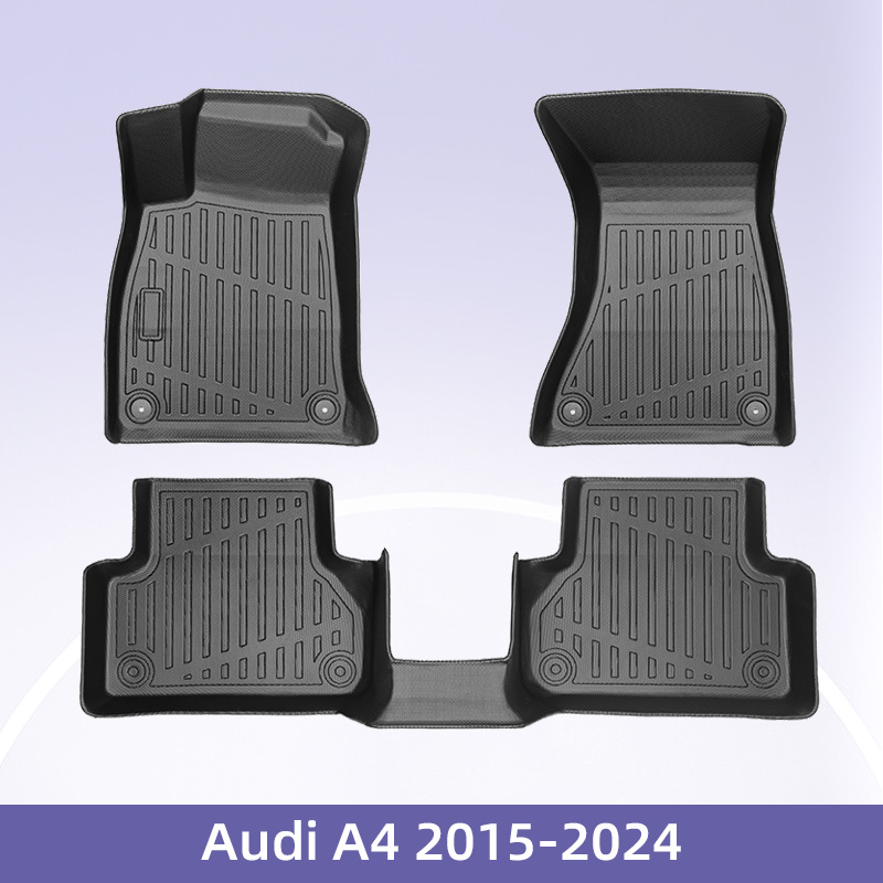 Europa para Audi A4 2015 - 2024 combustible 3D todo el tiempo material TPE cojín de piso para automóviles