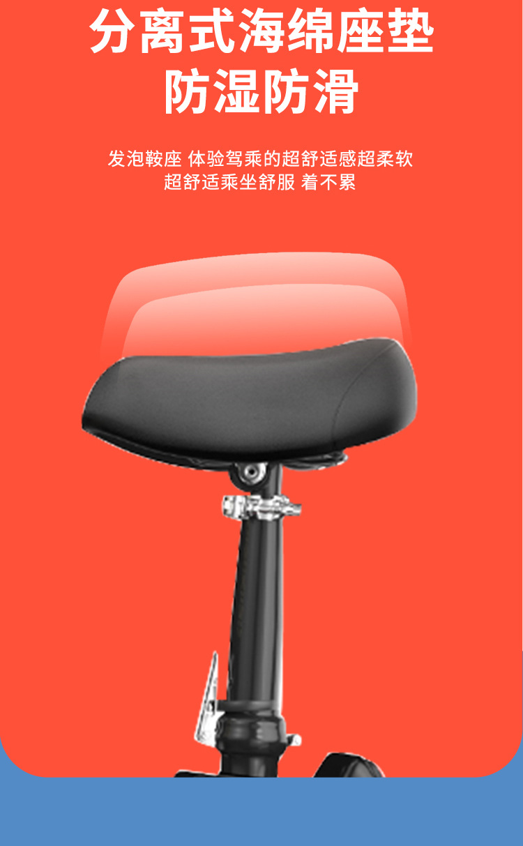 Suitable for Little Dolphin Electric Scooter Folding Small Two-Wheel Mini Adult Portable Men's and Women's Pedal Parent-Child Electric Scooter