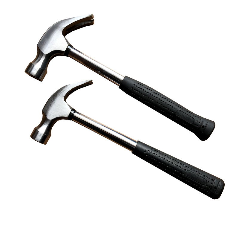 厂家供应一体成型纤维柄羊角锤  包塑柄锤子塑料柄起钉锤木工家用