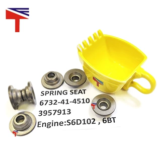 弹簧上座6732-41-4510 3957913适用工程机械S6D102 6BT发动机配件