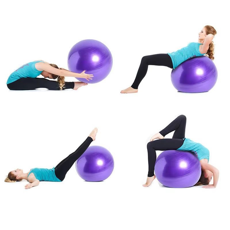 PVC Yoga Ball 45cm estudio de yoga a prueba de explosiones engrosamiento fitness ball ejercicio equilibrio bola de yoga