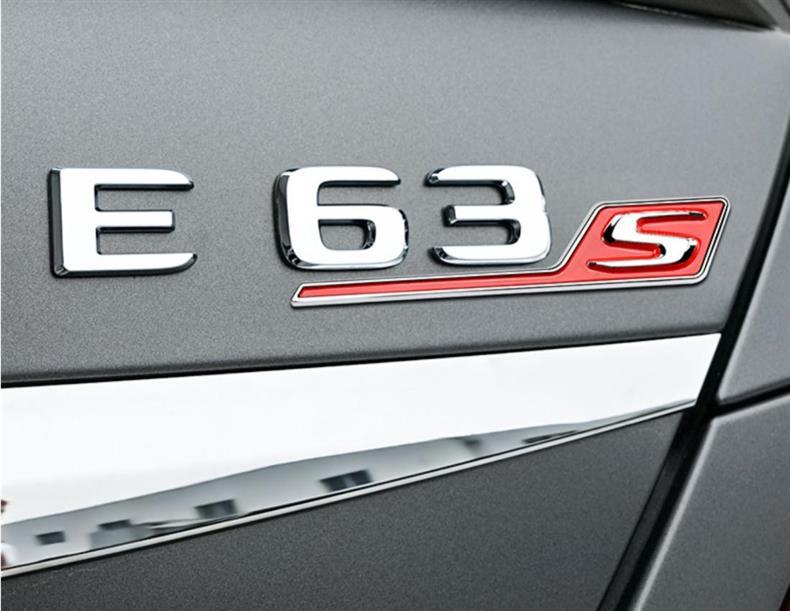 Mercedes-Benz A-Class, E-Class, C-Class, CLA, GLA, GLB, GLC – modified rear emblems, car emblems, horizontal bars, and sporty rear emblems