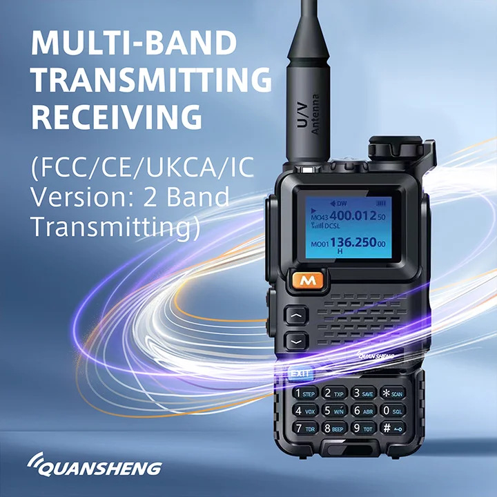 Quansheng UV-5RPLUS serie uv-k5 walkie-talkie de doble segmento al aire libre civil handstand de alta potencia Comercio exterior suministro exclusivo