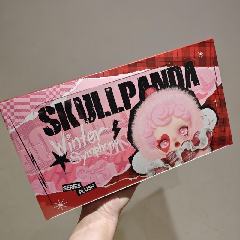 POPMART泡泡玛特SKULLPANDA冬日乐章系列SP毛绒公仔盲盒玩具礼物|undefined