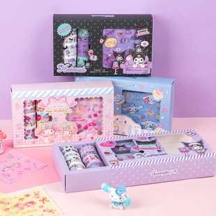 Guangbo 86506 coolometi big eared dog tape stickers suit student journal and paper tape gift box
